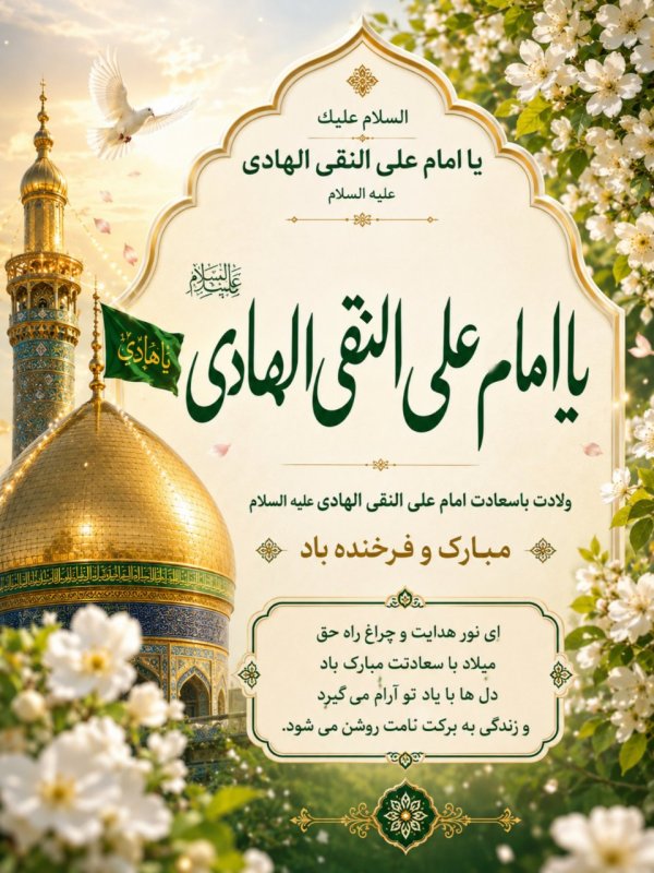ولادت امام  هادی