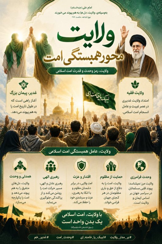 عید غدیر محور همبستگی امت