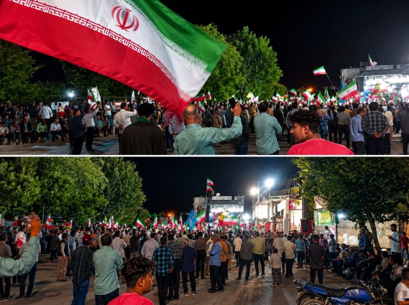 همبستگی شبانه مردم دورود: از غدیر خم تا حمایت از آرمان‌های نظام و ایران