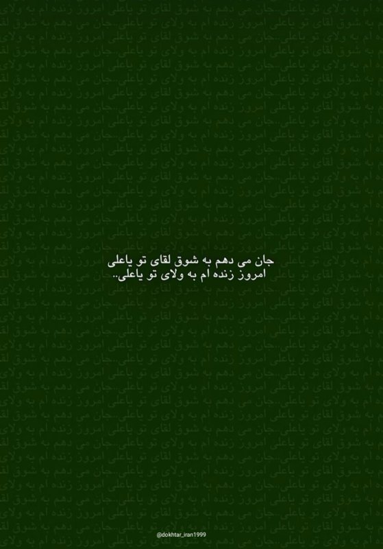 جان میدهم به لقای تو یا علی