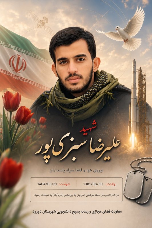🌹به یاد شهید علیرضا سبزی پور 🌹