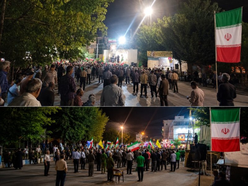 کاروان نورانی احیا در کوچه‌های قدیمی دورود🇮🇷