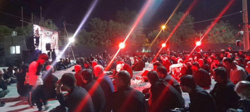 برگزاری مراسم دهه محرم همراه با تجمعات شبانه مردم شهرستان دورود 🇮🇷🖤