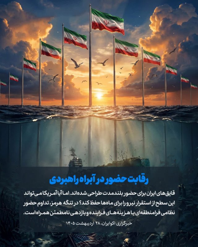 رقابت حضور در آبراه راهبردی