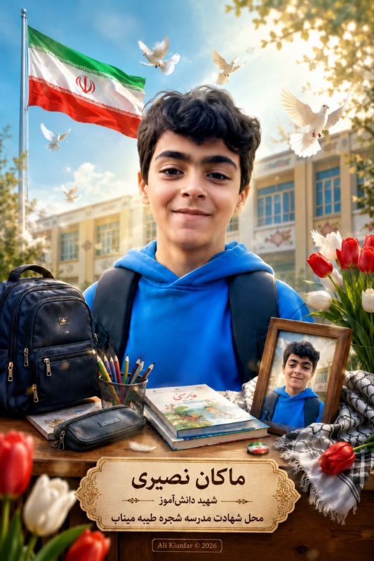 شهید ماکان نصیری 🌹 🥀🖤