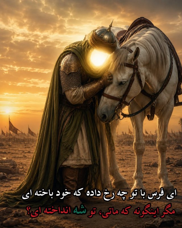ای فرس با تو چه رخ داده