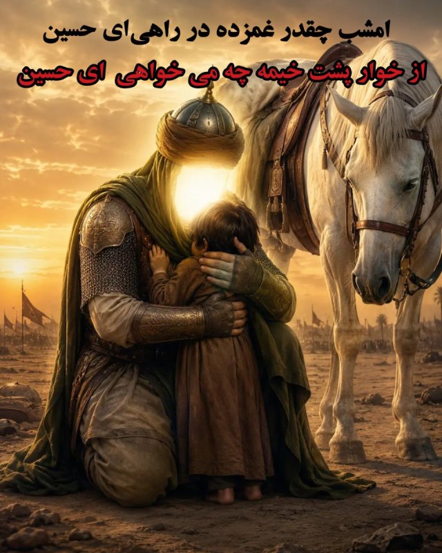 امشب چقدر غمزده در راهی ای حسین