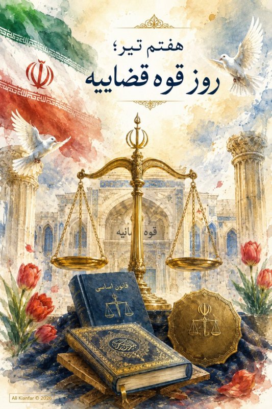 ⚖️ هفتم تیر؛ روز قوه قضاییه ⚖️