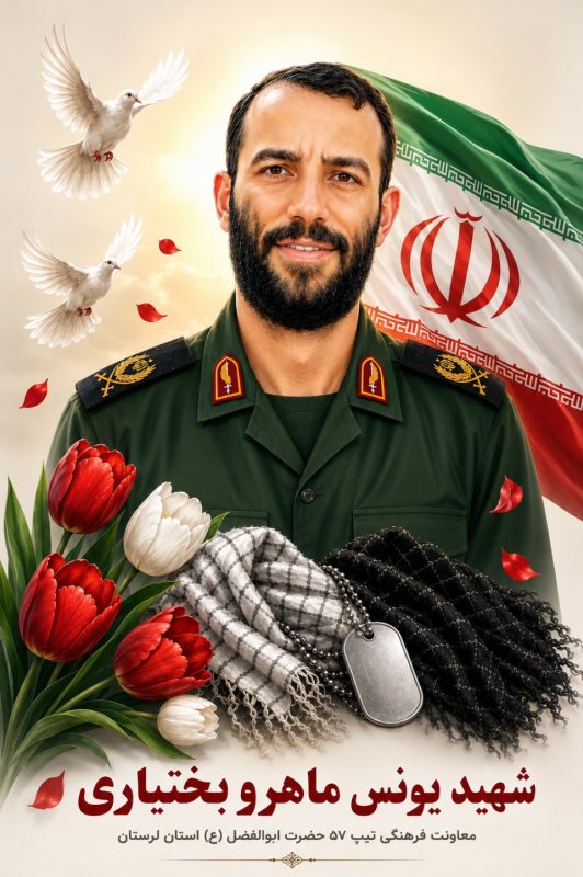 🌹شهید یونس ماهرو بختیاری 🌹