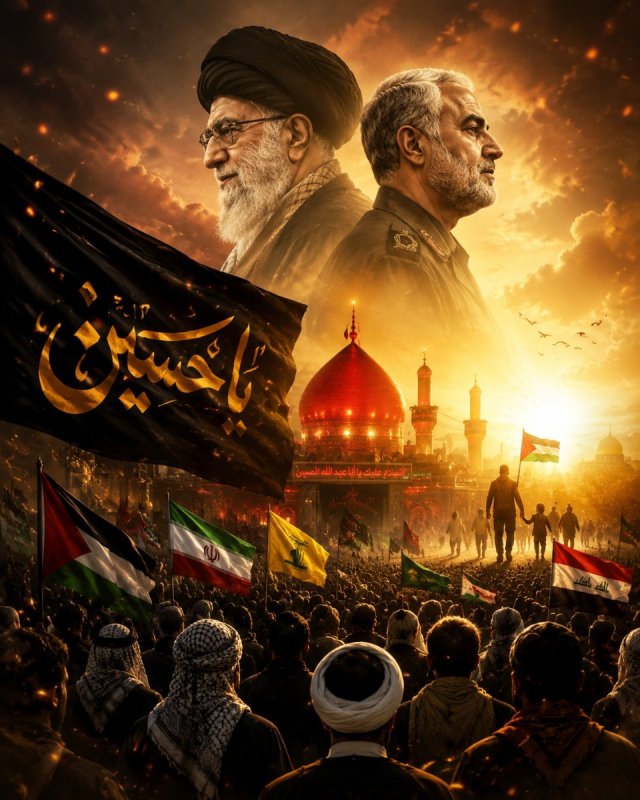 لبیک یا خامنه‌ای، لبیک یا حسین است