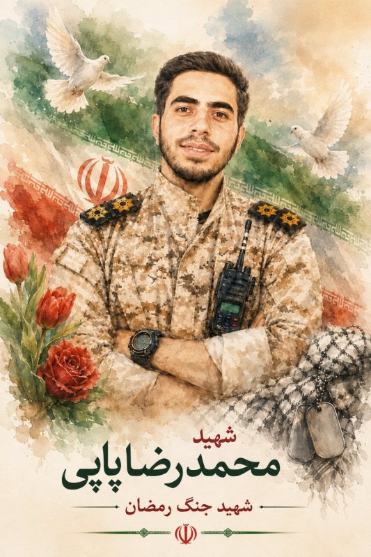 🌹شهید محمدرضا پاپی ، شهید جنگ رمضان 🌹