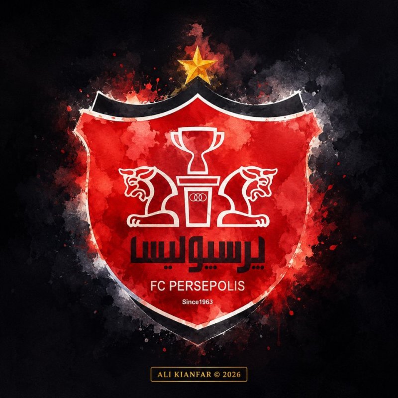 طراحی لوگو تیم فوتبال پرسپولیس (3)
