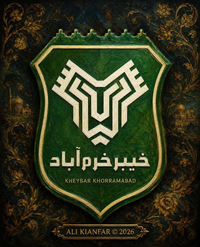 طراحی لوگو تیم فوتبال خیبر خرم آباد 💚