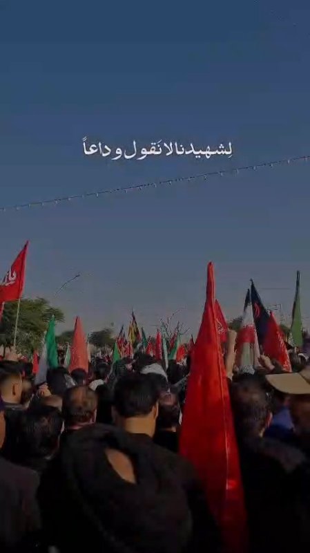 لشهیدنا لا نقول وداعا