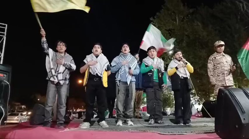 اجرای گروه سرود آیات   🇮🇷 #خیمه_انتقام