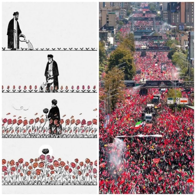 تبدیل شدن یك نقاشی به واقعیت ❤️‍🩹🇮🇷