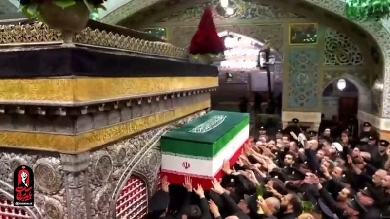 طواف پیکر شهید مصباح الهدی باقری