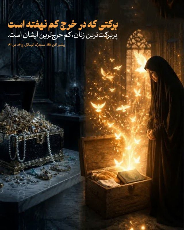 برکتی که در خرج کم نهفته است