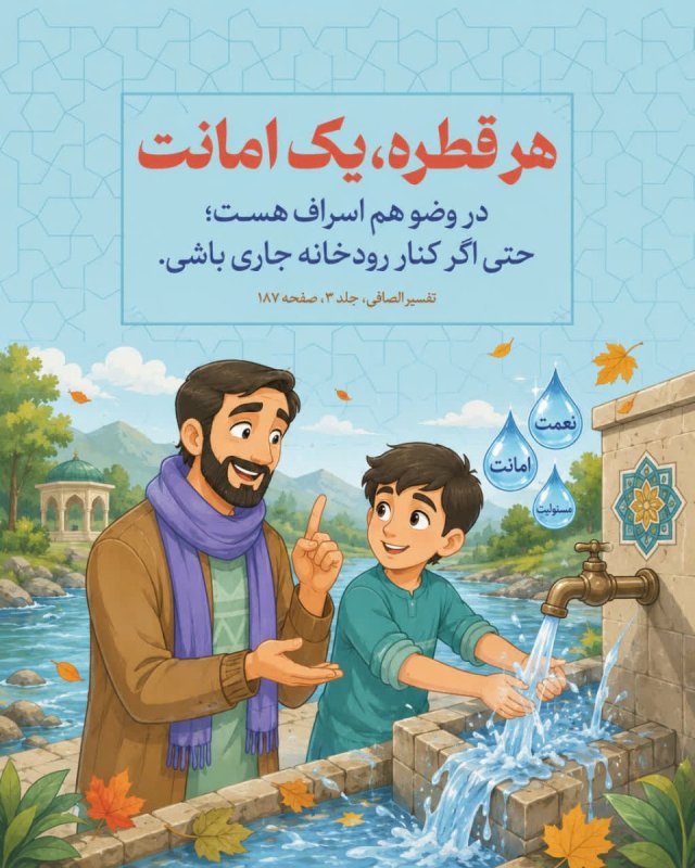 هر قطره، یک امانت