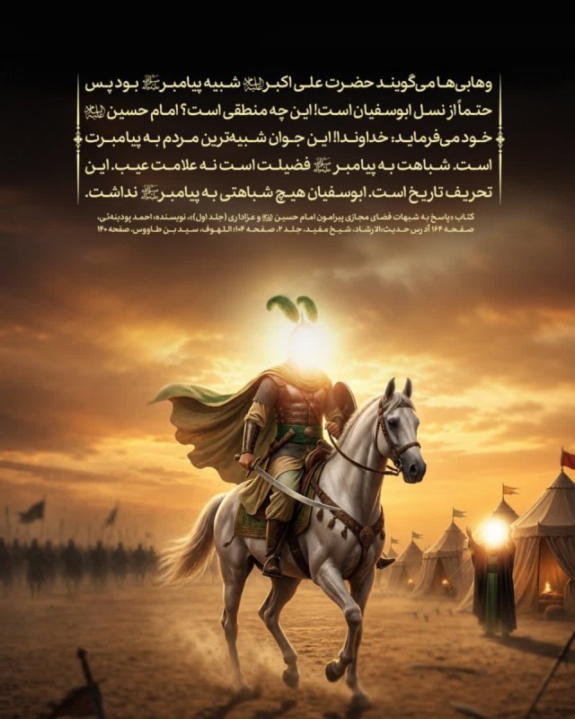 چرا حضرت علی اکبرعلیه السلام شبیه‌ترین مردم به پیامبر صلی‌الله علیه وآله بود؟