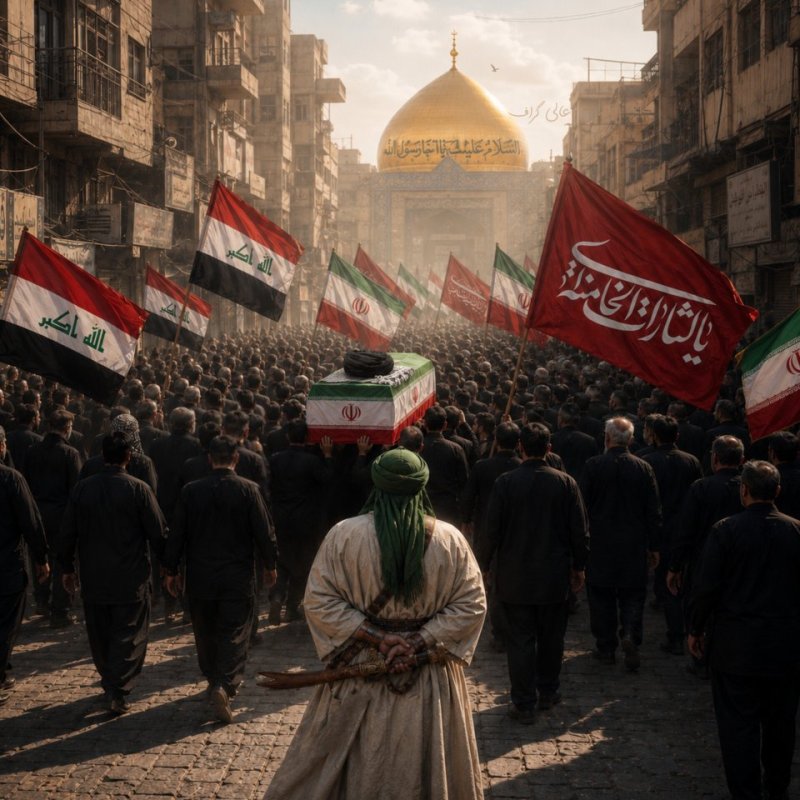 پوستر تشییع رهبر شهید