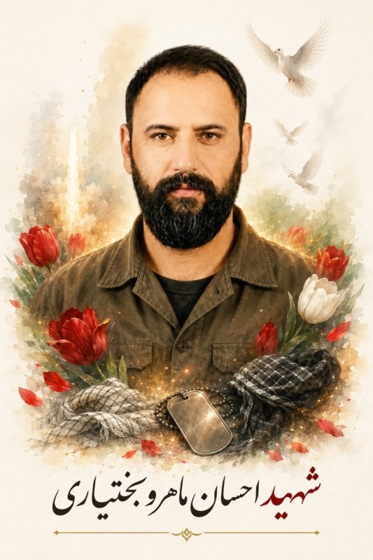 🌹شهید احسان ماهرو بختیاری 🌹