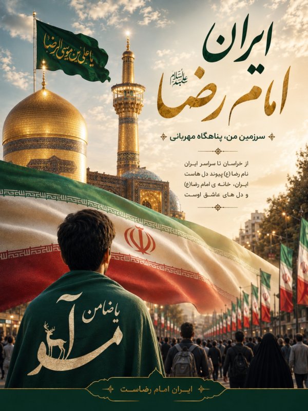 پوستر ایران امام رضا