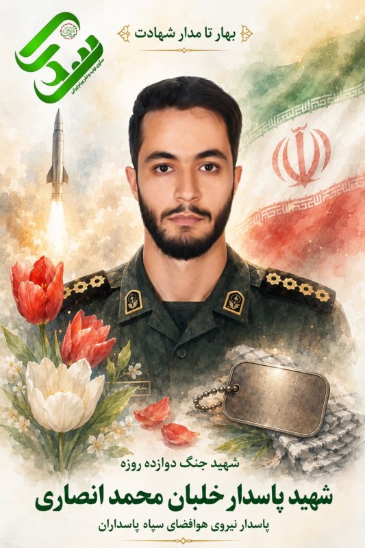 🌹شهید هوافضا محمد انصاری 🌹