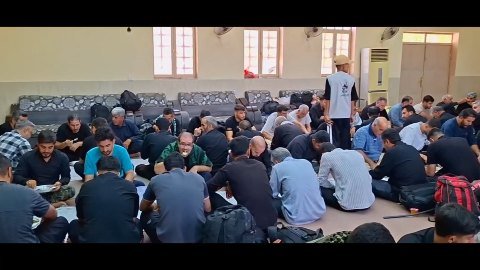 موکب حضرت ابوالفضل شهرستان کوهدشت در شهر نجف