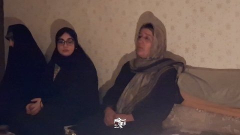 دیدار با خانواده شهید مجاوری