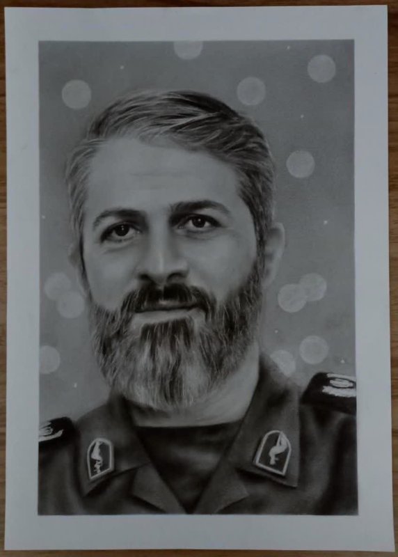 طراحی مردخدا سردا شهید میثم رضوانپور