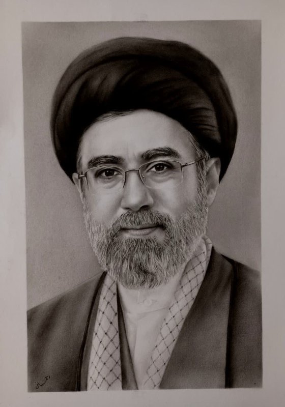 طراحی مرد خدا رهبر انقلاب اسلامی ایران سید مجتبی خامنه ای