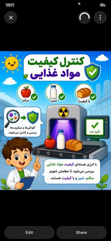 کنترل کیفیت مواد غذایی