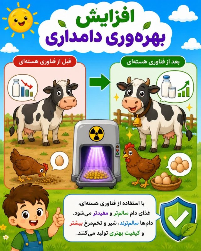 افزایش بهره وری دامداری