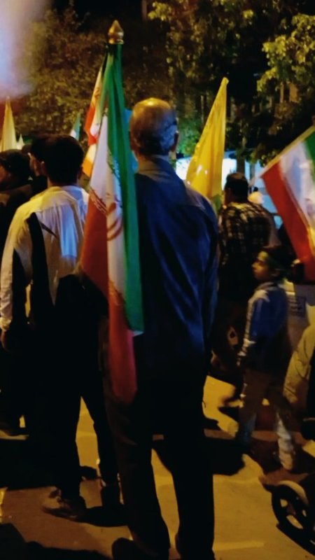 گوشه از فعالیت های نحن المنتقمون کرمانشاه چهار راه رشیدی