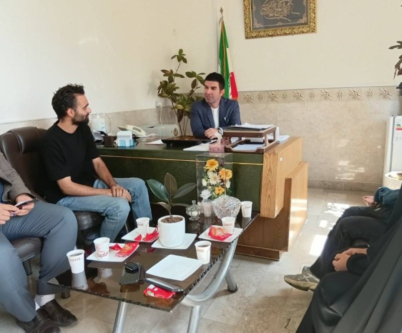 گزارش تصویری دیدار با رئیس بیمارستان امام علی(ع)