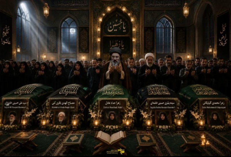 نماز لیله الدفن آقای شهید