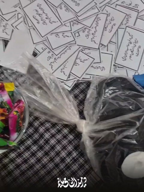 پخش ۱۰۰۰ بسته بندی و ۵۰۰ شب نامه  توسط دانشجومعلمان