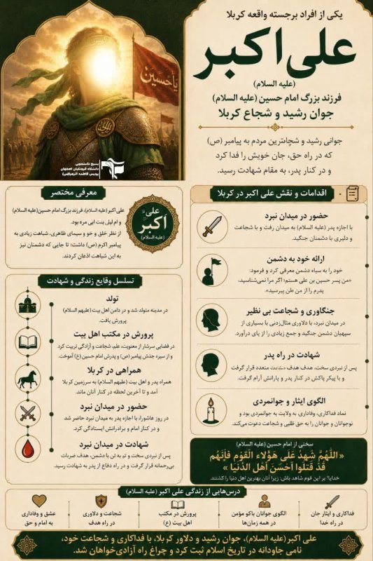 چهل روز با ستارگان کربلا_ حضرت علی اکبر