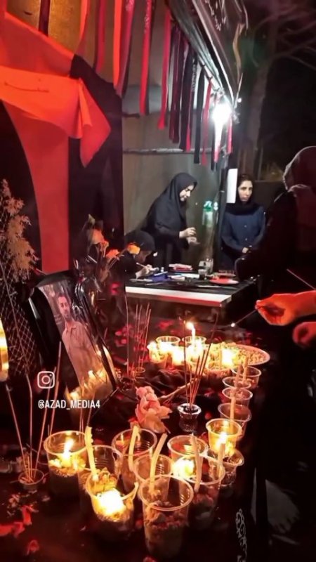 طرح زنی شهدایی روی سفال