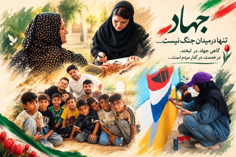 جهادهمین جاست کنار مردم🌱