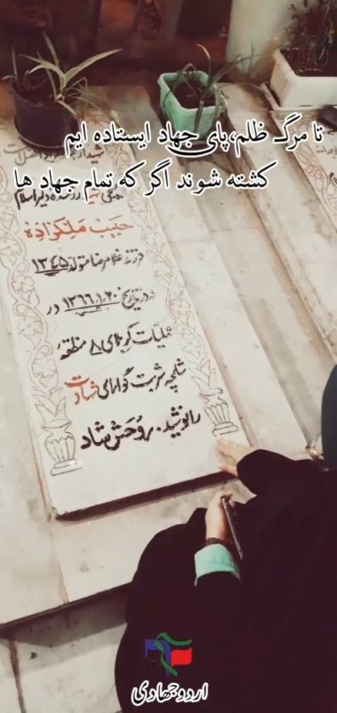 تا مرگ ظلم پای جهاد استاده‌ایم