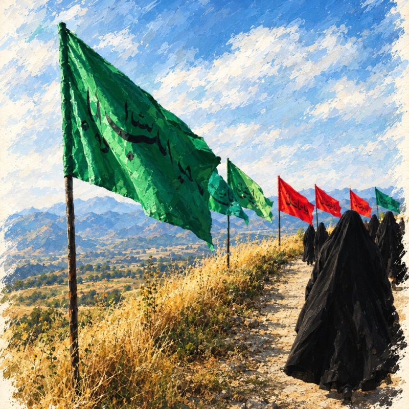 قدم‌هایمان روی زمین، دل‌هایمان کنار شهدا🕊️