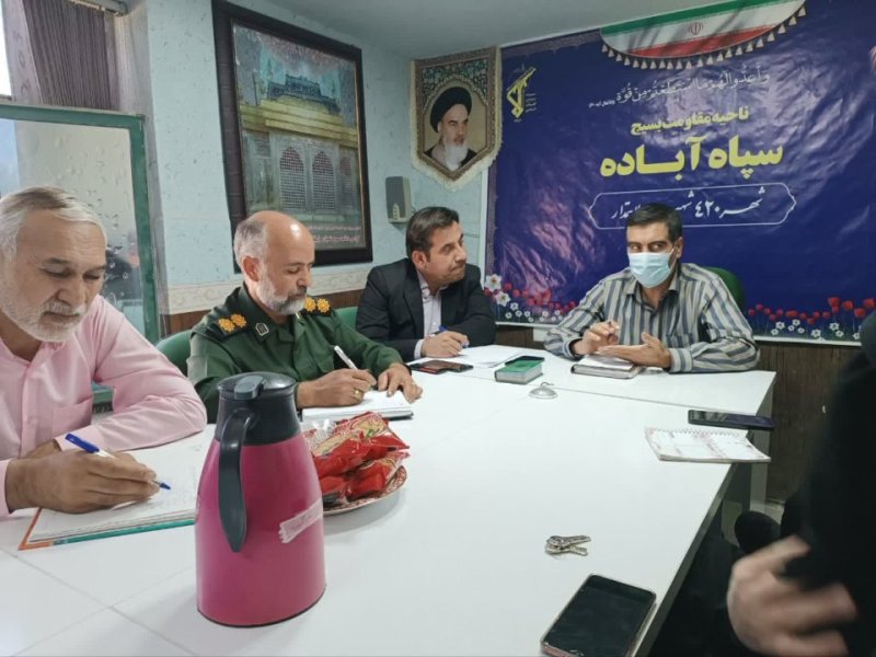 برگزاری جلسه هماهنگی اردوی جهادی در سپاه