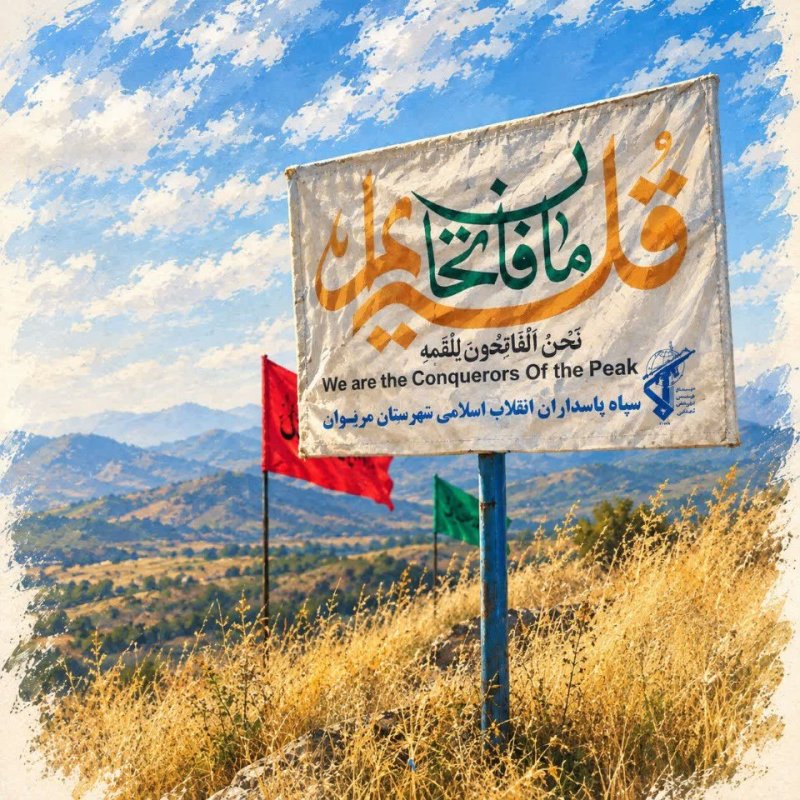 مریوان؛ جایی که کوه‌ها قصه‌ی ایستادگی می‌گن و خاکش عطر خاطرات شهدا رو داره… 🌿🕊️🇮🇷