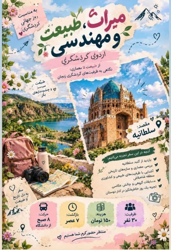 پوستر اردوی گردشگری