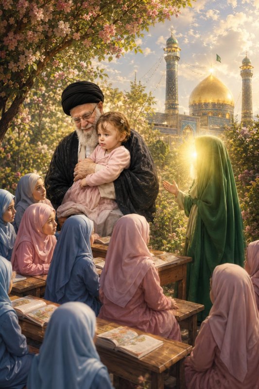 جمع شهدا با حضرت رقیه (س)