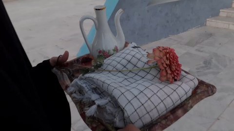 غبار روبی قبور مطهر شهدای گمنام