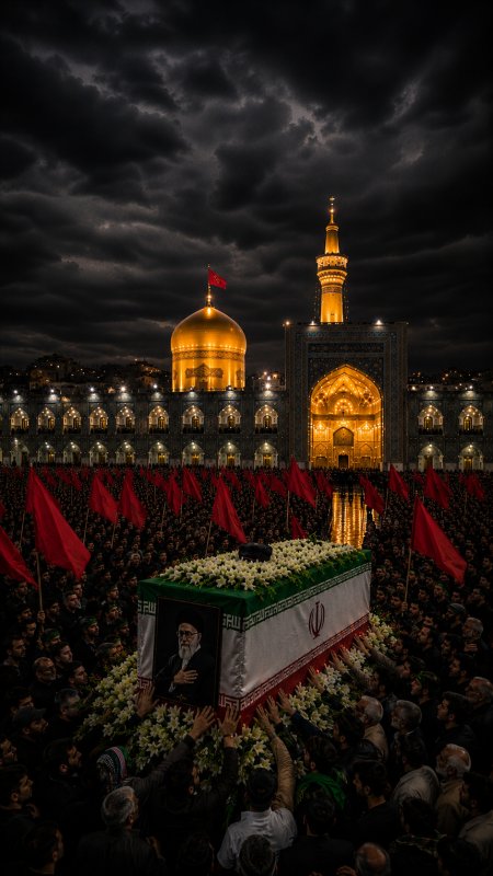 خادم الرضا در آغوش ارباب